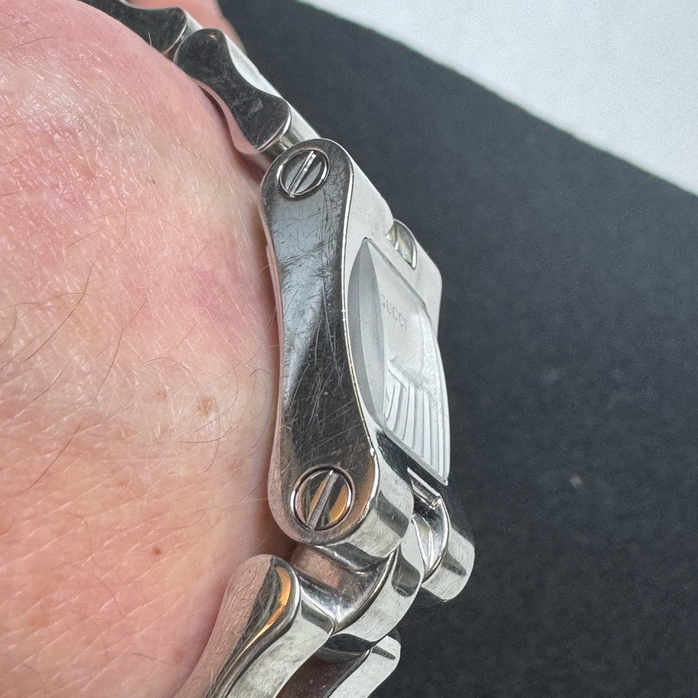 Gucci vintage Industrial vibe Swiss made authentic #2305L - Picture 11 of 12